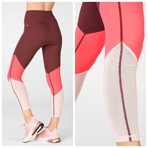 NWT Fabletics Zone High-Waisted 78 Leggings Size XS